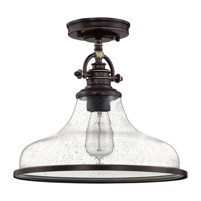Quoizel - GRTS1714PN - One Light Semi-Flush Mount - Grant - Palladian Bronze