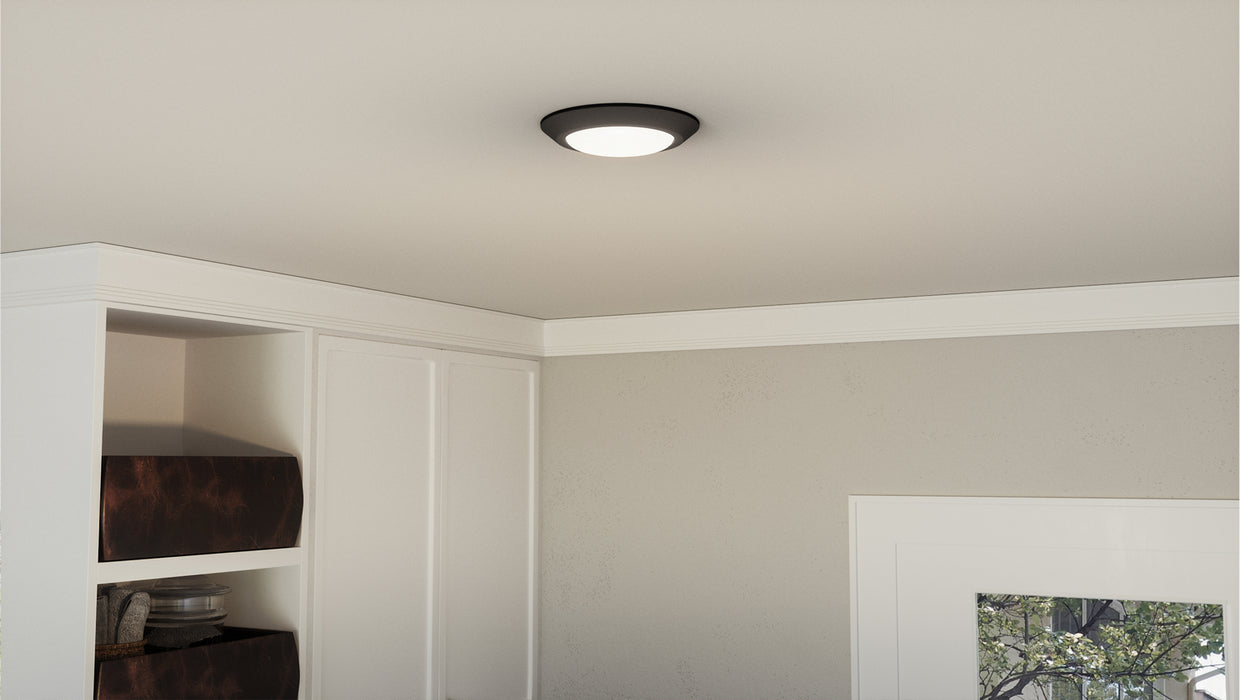 Quoizel - VRG1608EK - LED Flush Mount - Verge - Earth Black