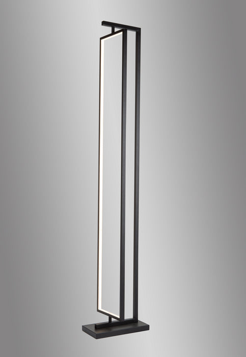 Artcraft - AC7590BK - LED Floor Lamp - Cortina - Black