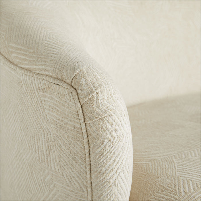 Arteriors - 8141 - Settee - Duprey - Textured Ivory