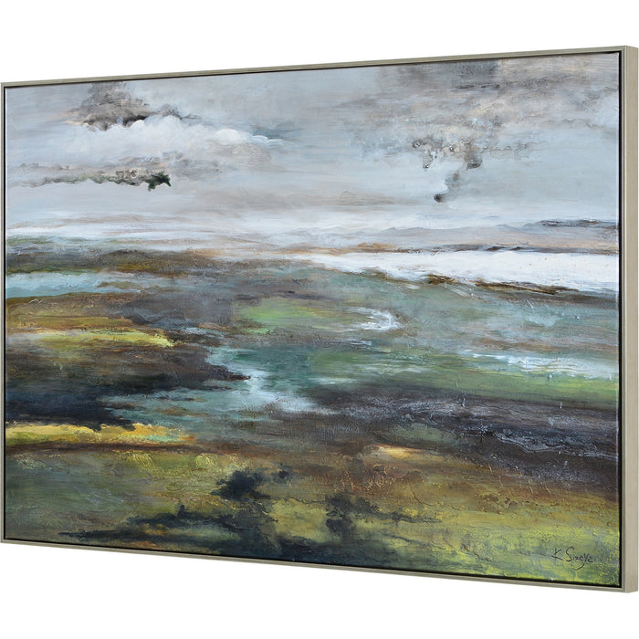 Renwil - OL1961 - Canvas Art - Sprucer - Champagne Silver