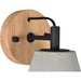 Renwil - WS048 - Wall Sconce - Turtle Bay - Black
