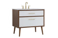 Elegant Lighting - VF41036WH - Bathroom Vanity - Boise - White