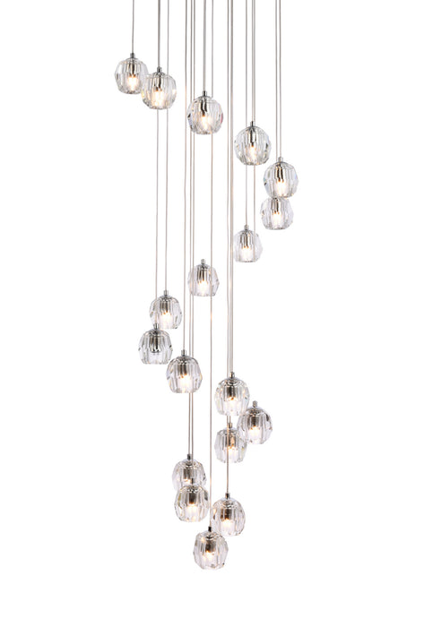 Eren LED Pendant Chrome-Mini Pendants-Elegant Lighting-Lighting Design Store
