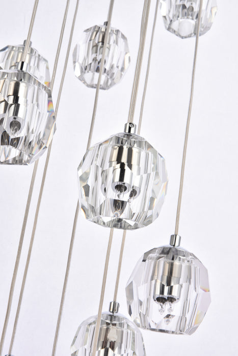Eren LED Pendant Chrome-Mini Pendants-Elegant Lighting-Lighting Design Store