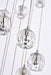 Eren LED Pendant Chrome-Mini Pendants-Elegant Lighting-Lighting Design Store