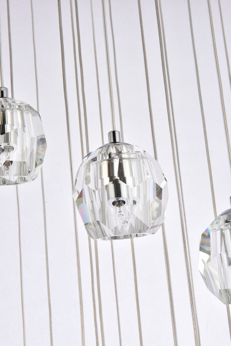 Eren LED Pendant Chrome-Mini Pendants-Elegant Lighting-Lighting Design Store