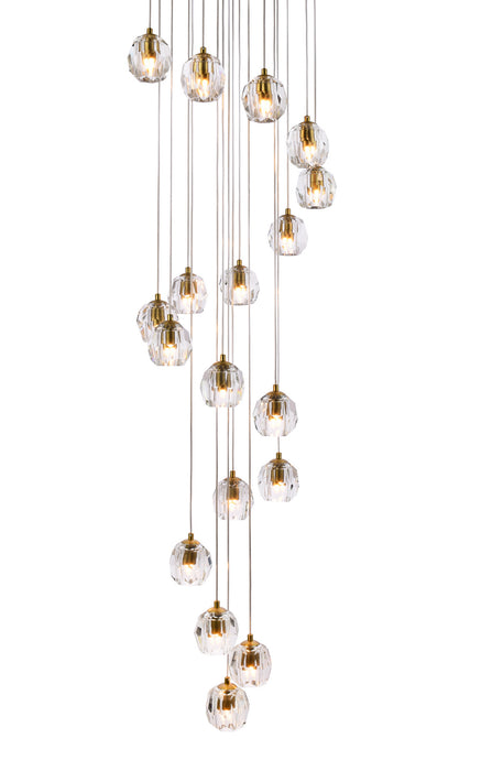 Eren LED Pendant Gold-Mini Pendants-Elegant Lighting-Lighting Design Store