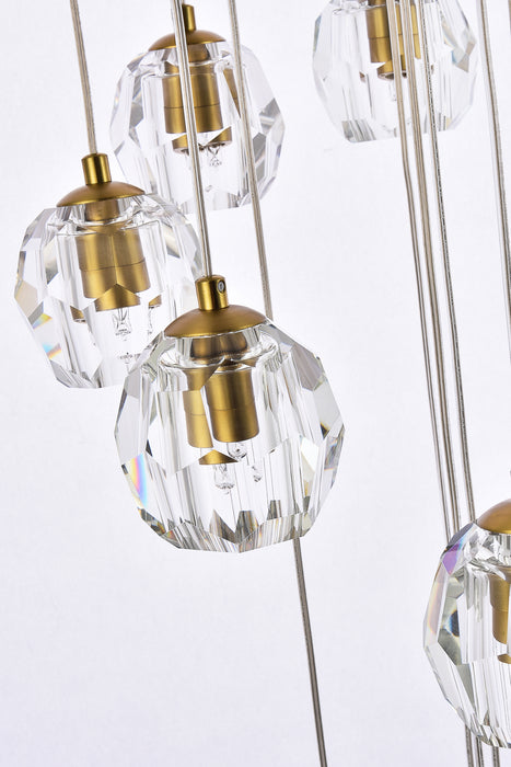 Eren LED Pendant Gold-Mini Pendants-Elegant Lighting-Lighting Design Store