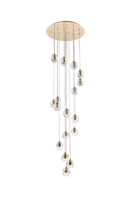 Eren LED Pendant Gold-Mini Pendants-Elegant Lighting-Lighting Design Store