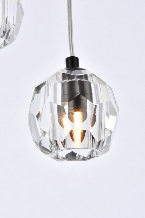 Eren LED Pendant Black-Mini Pendants-Elegant Lighting-Lighting Design Store