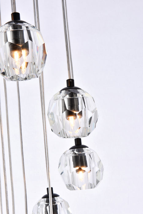 Eren LED Pendant Black-Mini Pendants-Elegant Lighting-Lighting Design Store