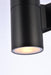 Elegant Lighting - LDOD4039BK - LED Outdoor Wall Lamp - Raine - black