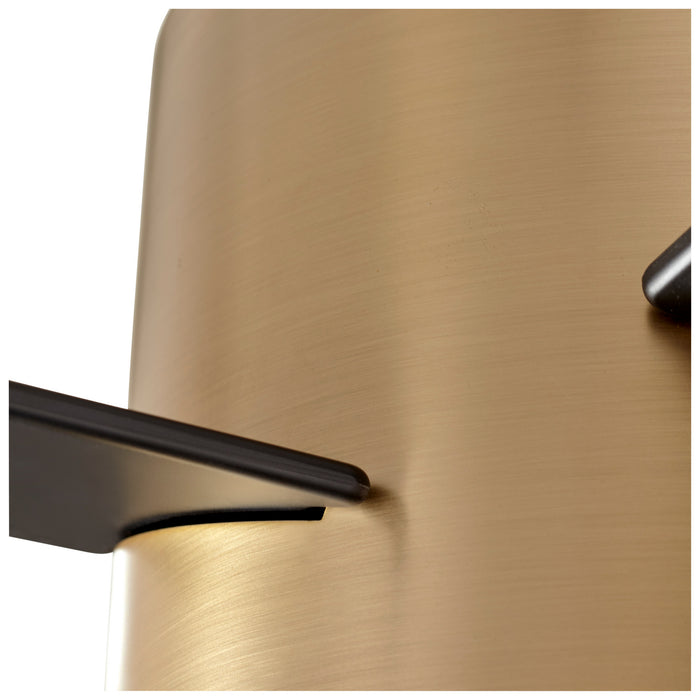 Quorum - 3-102-40 - 52"Ceiling Fan - Oslo - Aged Brass