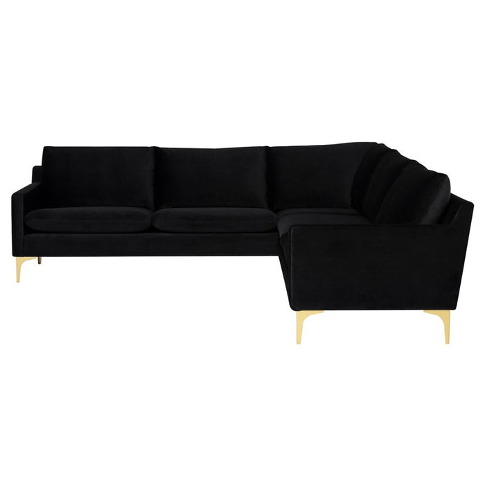 Nuevo - HGSC836 - L Sectional - Anders - Black