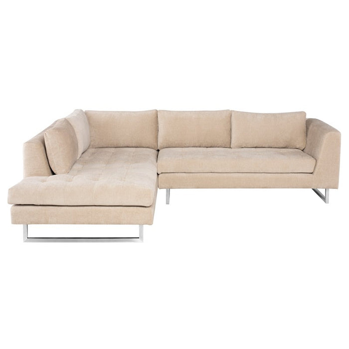 Nuevo - HGSC859 - Sectional - Janis - Almond