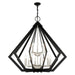 Livex Lighting - 40928-04 - 15 Light Foyer Chandelier - Prism - Black w/ Brushed Nickel Cluster
