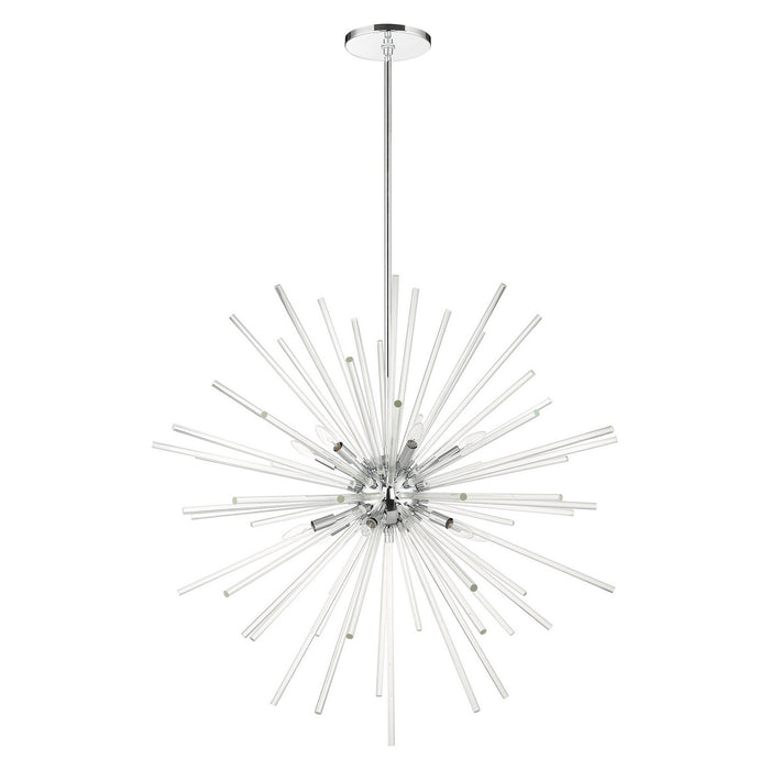 Livex Lighting - 41259-05 - 12 Light Foyer Pendant - Utopia - Polished Chrome