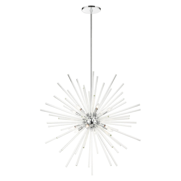 Livex Lighting - 41259-05 - 12 Light Foyer Pendant - Utopia - Polished Chrome