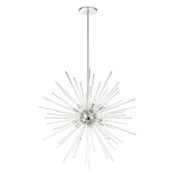 Livex Lighting - 41259-05 - 12 Light Foyer Pendant - Utopia - Polished Chrome