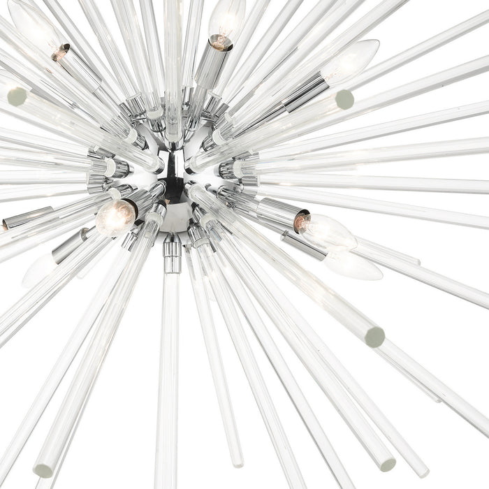 Livex Lighting - 41259-05 - 12 Light Foyer Pendant - Utopia - Polished Chrome