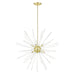 Livex Lighting - 41259-12 - 12 Light Foyer Pendant - Utopia - Satin Brass