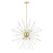 Livex Lighting - 41260-12 - 16 Light Foyer Pendant - Utopia - Satin Brass