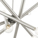 Livex Lighting - 45586-91 - 12 Light Chandelier - Stafford - Brushed Nickel w/ Black Chromes