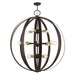 Livex Lighting - 46418-07 - 16 Light Foyer Chandelier - Modesto - Bronze w/ Satin Brasss