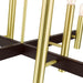 Livex Lighting - 49999-12 - 12 Light Chandelier - Helsinki - Satin Brass w/ Bronzes