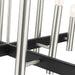 Livex Lighting - 49999-91 - 12 Light Chandelier - Helsinki - Brushed Nickel w/ Blacks