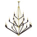Livex Lighting - 51169-12 - 18 Light Foyer Chandelier - Beckett - Satin Brass & Bronze