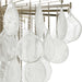 Uttermost - 21544 - Six Light Pendant - Goccia - Antiqued Bright Silver Leaf