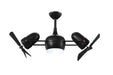 Matthews Fan Company - DGLK-BK-WDBK - 41 Inch Ceiling Fan - Dagny - Matte Black