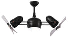 Matthews Fan Company - DGLK-BK-WDBW - 41 Inch Ceiling Fan - Dagny - Matte Black