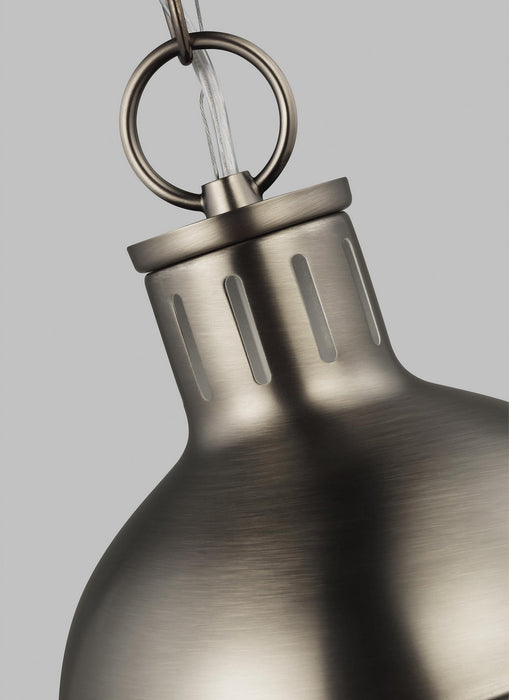 Visual Comfort Studio - 6177101-965 - One Light Mini Pendant - Hanks - Antique Brushed Nickel