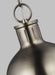 Visual Comfort Studio - 6177101-965 - One Light Mini Pendant - Hanks - Antique Brushed Nickel