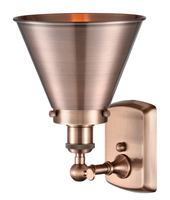 Innovations - 916-1W-AC-M13-AC - One Light Wall Sconce - Ballston Urban - Antique Copper