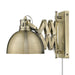 Golden - 3824-A1W AB-AB - One Light Swing Arm - Hawthorn - Aged Brass
