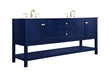 Elegant Lighting - VF27072DBL - Bathroom Vanity Set - Metropolis - Blue