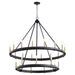 Quorum - 611-25-69 - 25 Light Chandelier - Aura - Textured Black