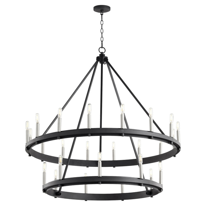 Quorum - 611-25-69 - 25 Light Chandelier - Aura - Textured Black