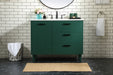 Elegant Lighting - VF47042MGN - Vanity Sink Set - Baldwin - Green