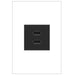 Legrand - ARUSB2AA6G4 - USB Type-A/A Outlet Module - Adorne - Graphite