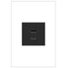 Legrand - ARUSB2AC6G4 - USB Type-A/C Outlet Module - Adorne - Graphite