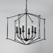 Capital Lighting - 541661BI - Six Light Foyer Pendant - Bentley - Black Iron