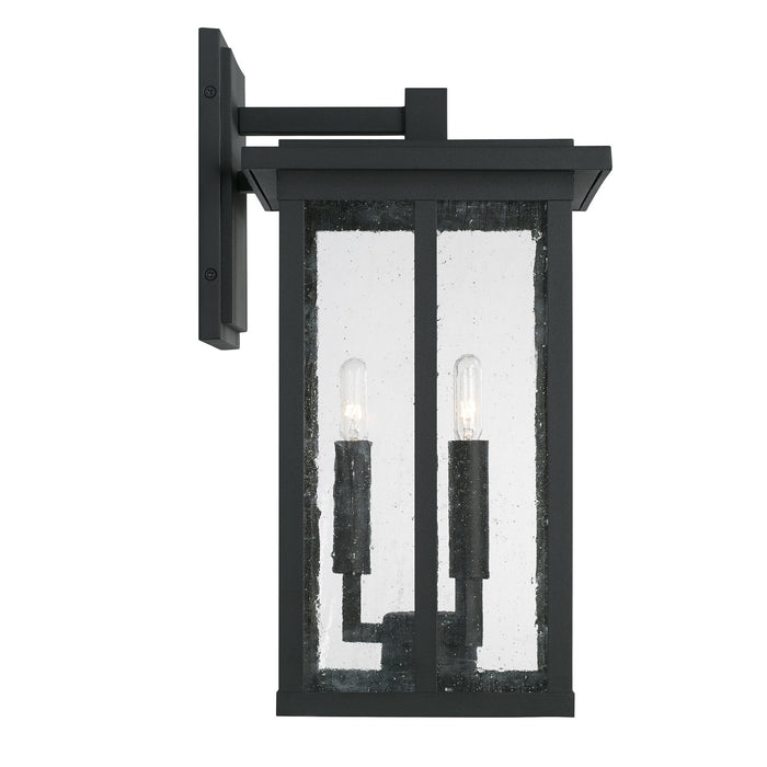 Capital Lighting - 943832BK - Three Light Outdoor Wall Lantern - Barrett - Black