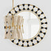 Capital Lighting - 341111NP - One Light Pendant - Bianca - Bleached Natural Rope and Patinaed Brass