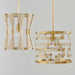 Capital Lighting - 341111NP - One Light Pendant - Bianca - Bleached Natural Rope and Patinaed Brass
