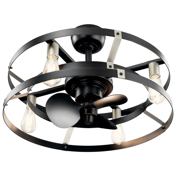 Kichler - 300040SBK - 25 Inch Ceiling Fan - Cavelli - Satin Black